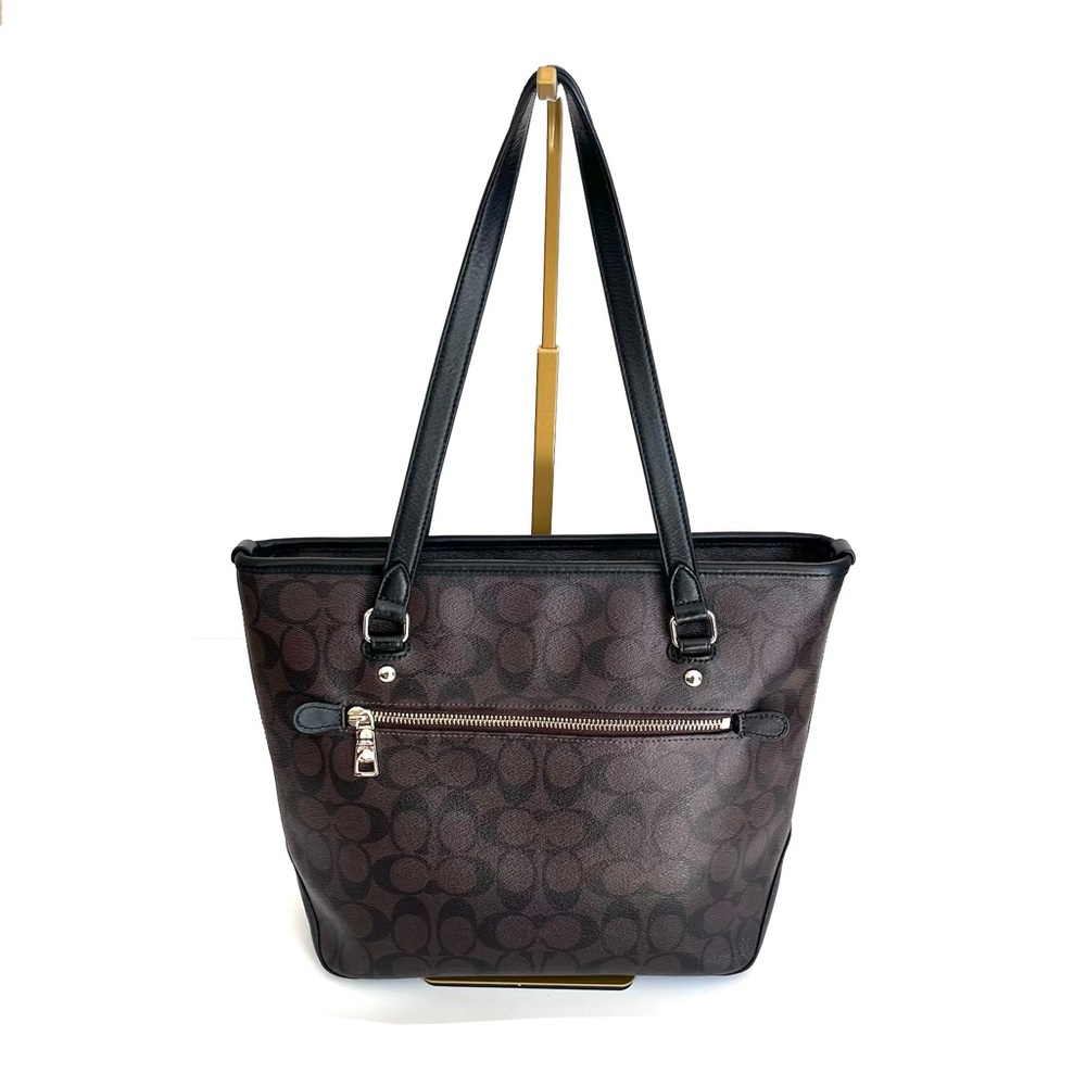 Coach Signature | Zip Top | Tote Bag - Picture 3 of 17